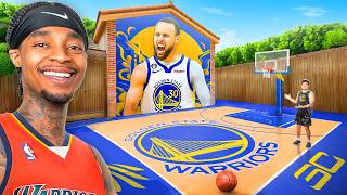 I Built FlightReacts a Steph Curry Basketball Court [upl. by Zoeller]