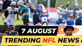 49ers Broncos Browns Chargers Giants Panthers Titans Team NFL News 7th Aug nfl nflnewstoday [upl. by Acnalb745]