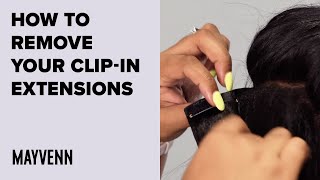 Hair To Remove Your ClipIn Extensions [upl. by Parrie]