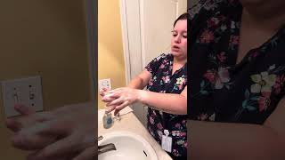 Hand Hygiene Video NFDN 1001 Lab [upl. by Haeel]