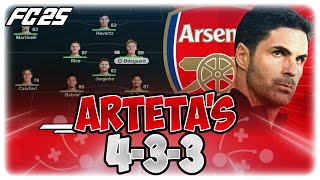 Replicate Mikel Artetas Arsenal Tactics in FC25 [upl. by Gnoc577]