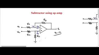 Differential Amplifier  Subtractor using opamp [upl. by Tsirhc831]