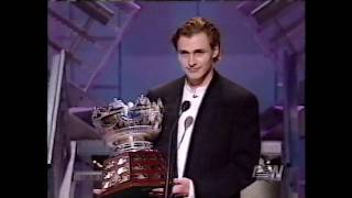 NHL Season 199394 Sergei Fedorov receives Selke Trophy [upl. by Celina658]