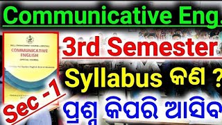 3rd Semester Exam Compulsory Subject English Syllabus And Pattern  Sec 2 Exam Details [upl. by Samp]