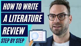 Literature Review  Step by Step Guide For Graduate Students  Prof David Stuckler [upl. by Eerhs]