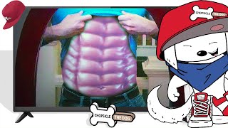 Washboard Abs Literally Getting Fit Buttered Side Down Reaction by Chopsicle The Dog [upl. by Cardew62]