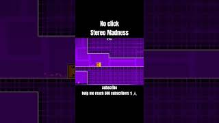 No click stereo madness cube geometrydash gmd gd geometryjump speedrun gdcommunity gddp boh [upl. by Iruy]