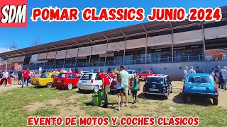 Evento de motos y coches clásicos quotPomar Classicsquot Barcelona Junio 2024  Somos de Motor [upl. by Ayouqat583]