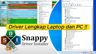 Driver Windows 7 Windows 81 Windows 10 dan Windows 11 dengan  Snappy Driver Installer [upl. by Aicilana]