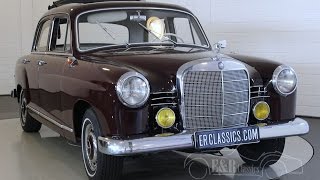 MercedesBenz 190D Ponton 1961  VIDEO  wwwERclassicscom [upl. by Hakkeber342]