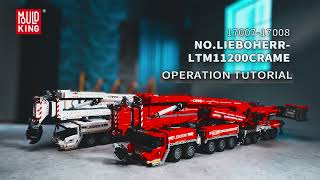 Mould King 17007 17008 Ultimate version RC Liebherr LTM 11200 [upl. by Annej700]