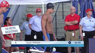 Men’s 100m Back A Final  2018 Speedo Junior Championships [upl. by Afital]