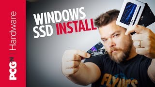 How to install Windows on your new SSD  OS install [upl. by Pirzada]