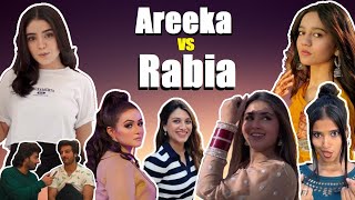 TikTok Creatures  Areeka Haq Vs Rabia Faisal [upl. by Atalee447]