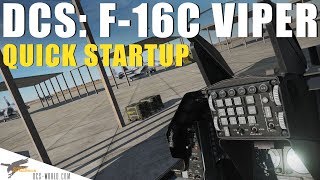 How to Start an F16C Fighter [upl. by Bradeord]