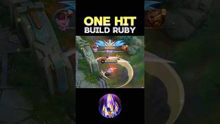 😱 WATCH THIS  BEST BUILD RUBY 2024❓ONE HIT  MLBB 🔥 mobilelegends onehitbuild ruby shorts [upl. by Auhsoj218]