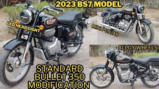 New Standard bullet 350 Modification  Bs7 Bullet Modification  Modified Bullet 350 modification [upl. by Puett883]