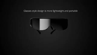 200 Inch VR Glass 40 Degrees FOV LCOS 68mm Head Mounted Display [upl. by Atiuqihs]