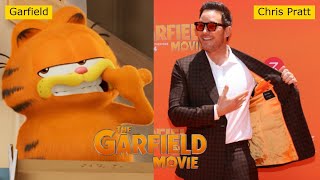 The Garfield Movie 2024 Cast Actors in and Out of Character [upl. by Nickerson]