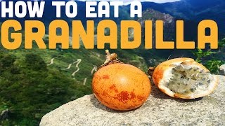 HOW TO EAT GRANADILLA [upl. by Akinak852]