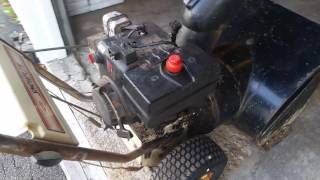 1985 MTD Snowflite Snowthrower [upl. by Nalaf]