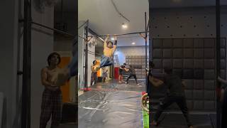 Reaction🤩youtubeshorts motivation reaction calisthenics explore viralshorts fitness india [upl. by Weiss]