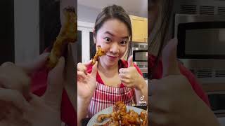 Air fryer Lollipop Chicken Wings shorts foodie [upl. by Eekaz]