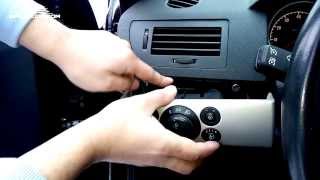 Opel Astra H Tutorial How to Remove Headlight Switch [upl. by Fadiman]