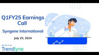 Syngene International Earnings Call for Q1FY25 [upl. by Egag]