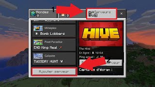 Inédit Avoir L’option Ajouter Serveur Sur Minecraft Bedrock Sur Tout Vos AppareilsPs4PcXbox… [upl. by Aniretak]