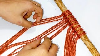 Macrame  Macramé Hanging design 2024  Simple Macrame Wall Hanging [upl. by Salkcin329]