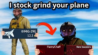 I STOCK GRIND YOUR PLANE IF YOU KILL ME Low tier to top tier [upl. by Ratep]