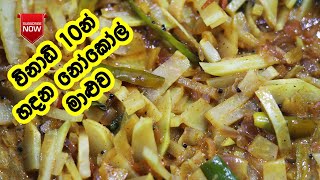 අලුත් විදිහට හදන නෝකෝල් මාළුව  Knol Khol Curry Recipe  Nocall Curry  LK Kitchen  Knol Khol Curry [upl. by Berardo]