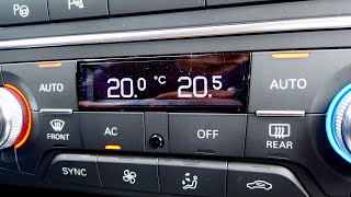 Audi A6 C7 4G Climatronic zones sync modes [upl. by Orazio]