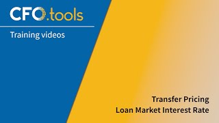 CFOtools  Transfer Pricing Loan Market Interest Rate estimation [upl. by Akemad671]