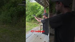 475 LineBaught shooting revolver magnum guns shorts [upl. by Naleag197]