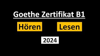 Goethe Zertifikat B1 Hören Lesen Modelltest mit Antworten am Ende  Vid  239 [upl. by Litman82]