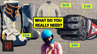 Best Beginner Motorcycle Gear – What Do You Really Need [upl. by Nauqe132]