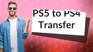 How do I transfer saved data from PS5 to PS4 [upl. by Gerrilee]