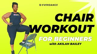 Chair Dance Workout  Seated Cardio and Seated Aerobics Limited Mobility Workout [upl. by Ycniuqed]