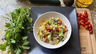 Como hacer ENSALADA DE POLLO con AGUACATE 🥑 Receta Fácil ¿Qué Hago de Comer Hoy [upl. by Waers]