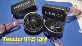 Tweeter Test Treble HERTZ HT25 120 watts [upl. by Henry]