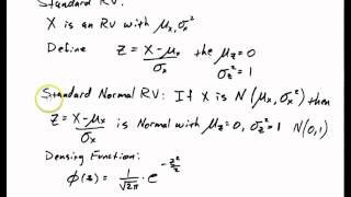 Normal Gaussian RV Standard RV [upl. by Fabien]