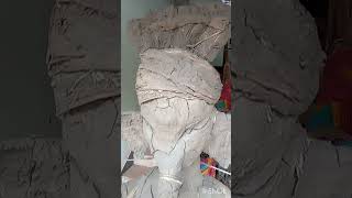 Om Shri ganeshay namah making  art youtube video short viral funny comady love natural new [upl. by Adnoek]