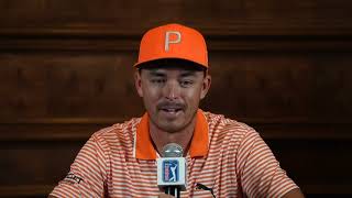 Rickie Fowler Sunday Press Conference 2023 Rocket Mortgage Classic [upl. by Margaret]