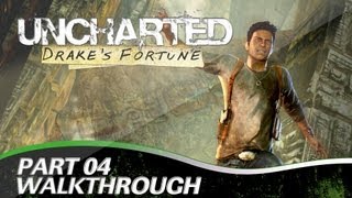 Uncharted  Drakes Fortune Walkthrough Part 4 Chapter 4  PlaneWrecked [upl. by Ennaeus42]