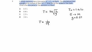 Oscillation Exam Questions  A Level Physics AQA Edexcel level 1 [upl. by Anoel]