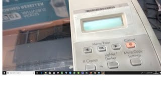 How to repair no display in hp laser jet m1005 printer [upl. by Sybilla]