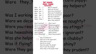 Be forms  Past tenseQuestionsPast tense Spoken English  Easy grammar tip JaffnaJanu4 [upl. by Ttezil552]