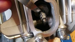 Pit bike valve adjustment and fitting a stator plate to a Chinese dirt bike [upl. by Emmalynne]